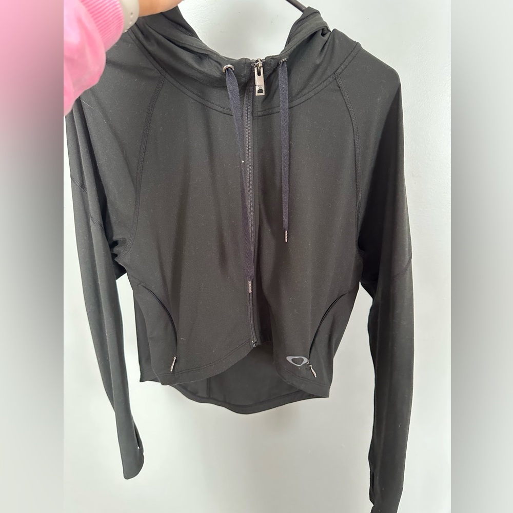 Oakley Cropped hooded zip up